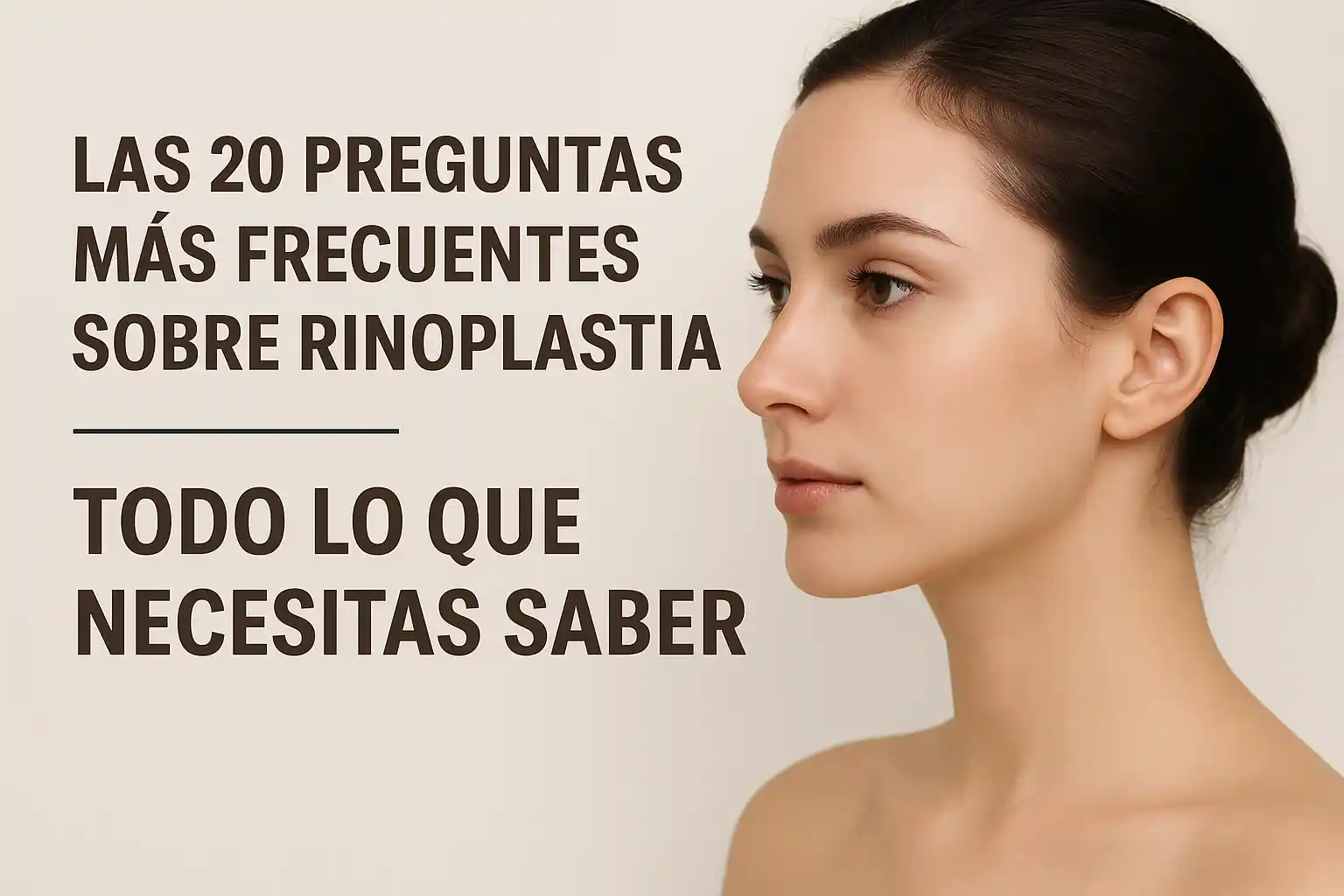 Preguntas frecuentes sobre rinoplastia